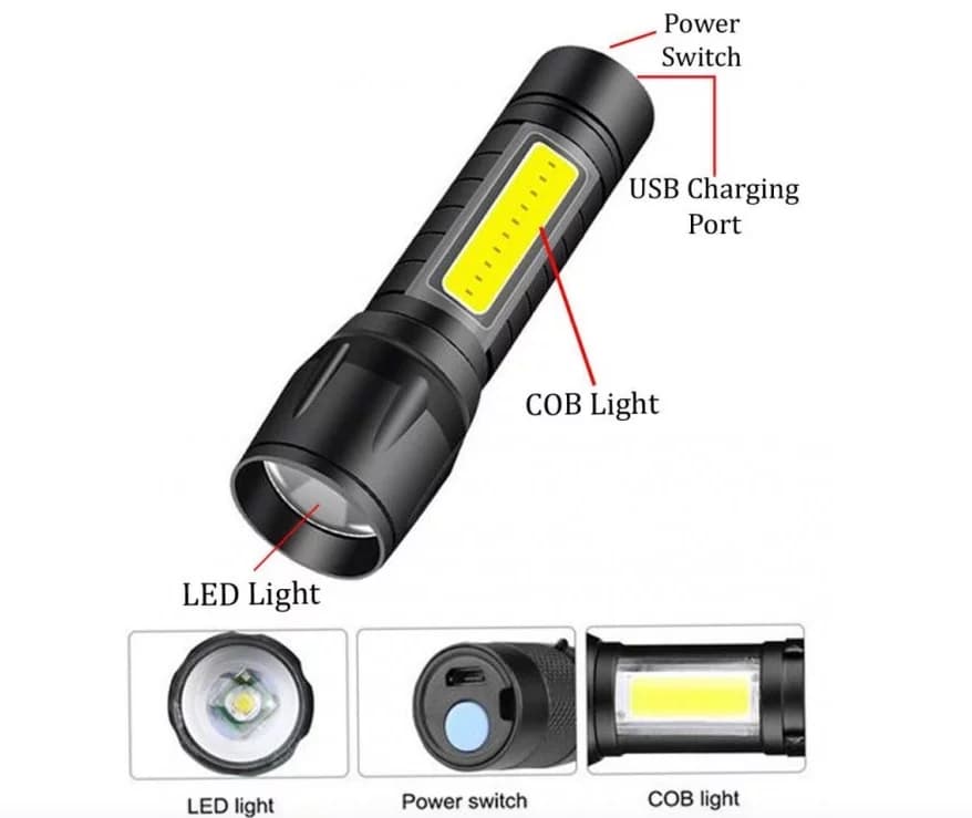 Nakida Nabíjecí kapesní mini svítilna HT-4700 - náhled 2