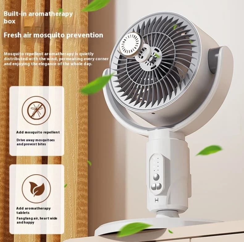 Stojanový ventilátor F1 s dálkovým ovládáním, oscilací a časovačem - 82 cm - 5 rychlostí - náhled 5