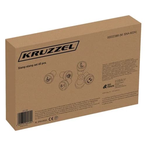 KRUZZEL Sada razítek pro děti 60 ks - Kruzzel - náhled 2