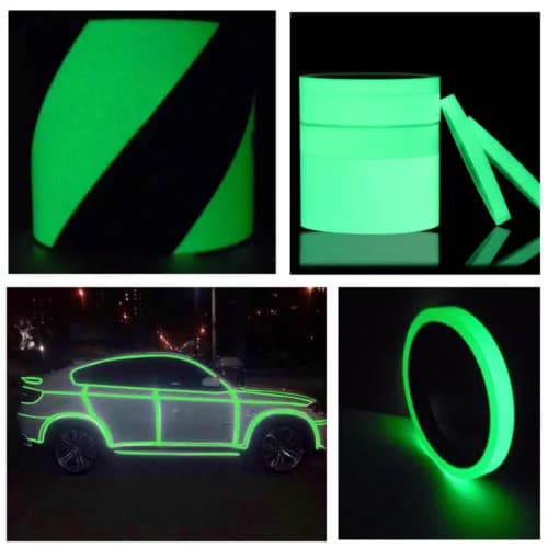 Zaparkorun Orientační a výstražná fluorescenční páska - 2,9 m - zelená - náhled 4