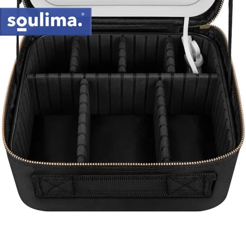 soulima LED kosmetický kufřík se zrcátkem - Soulima - náhled 4