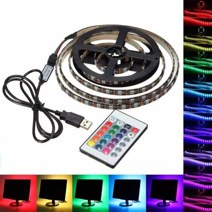 Zaparkorun LED RGB pásek za televizi - 3 m - náhled 5