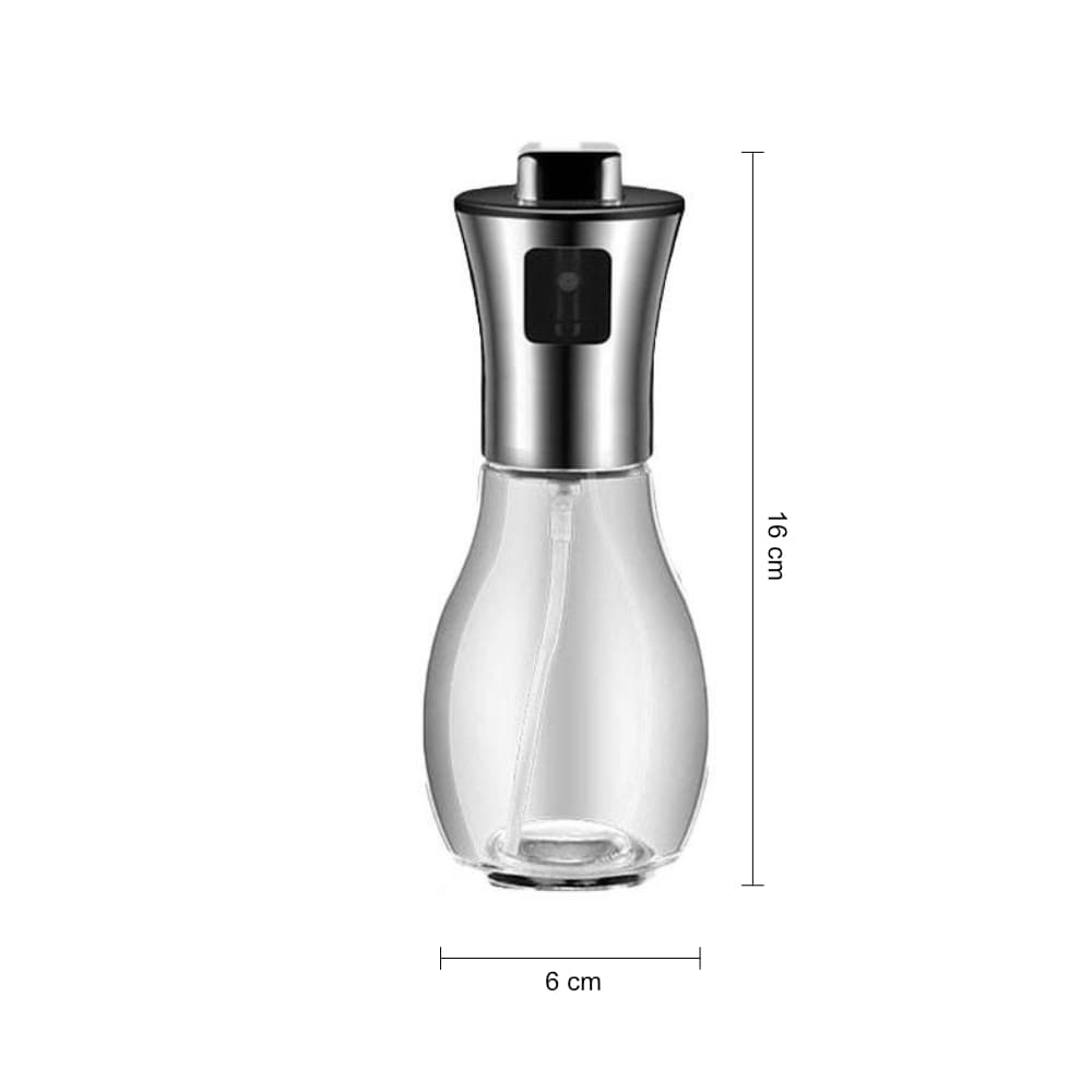 Dávkovač oleje s rozstřikovačem 200 ml - stříbrný - náhled 3