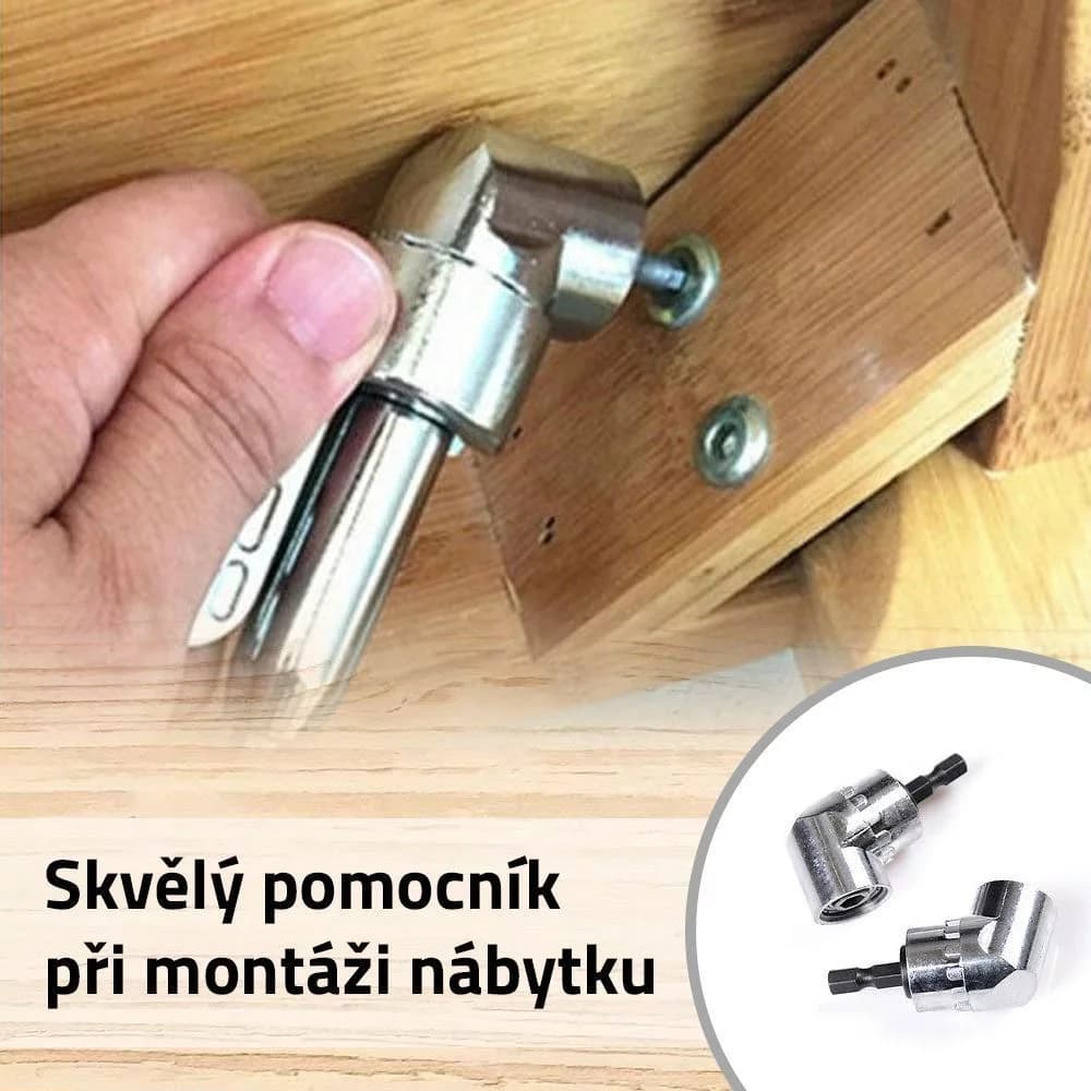 Zaparkorun Rohový nástavec na vrtačku - náhled 5