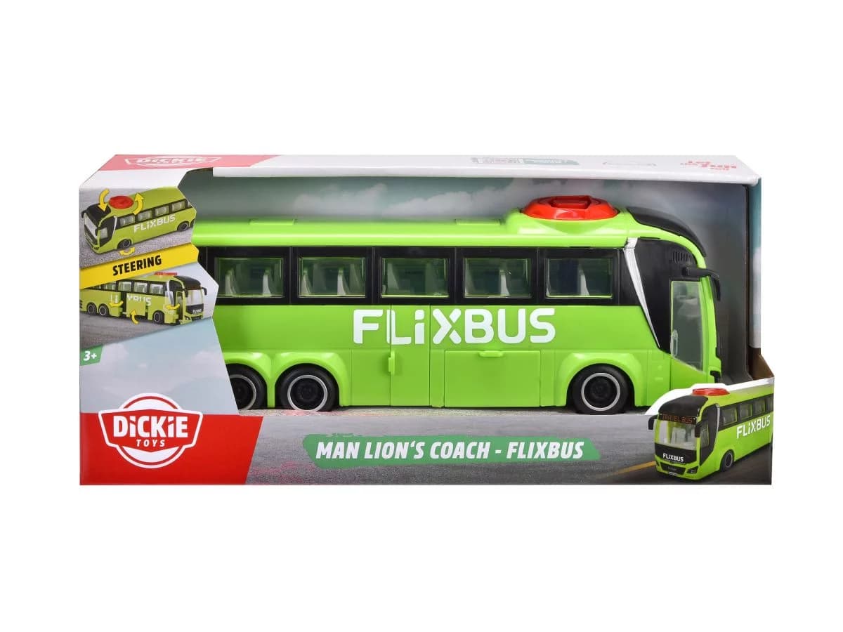 Dickie Toys Autobus MAN Flixbus 26,5 cm - náhled 3