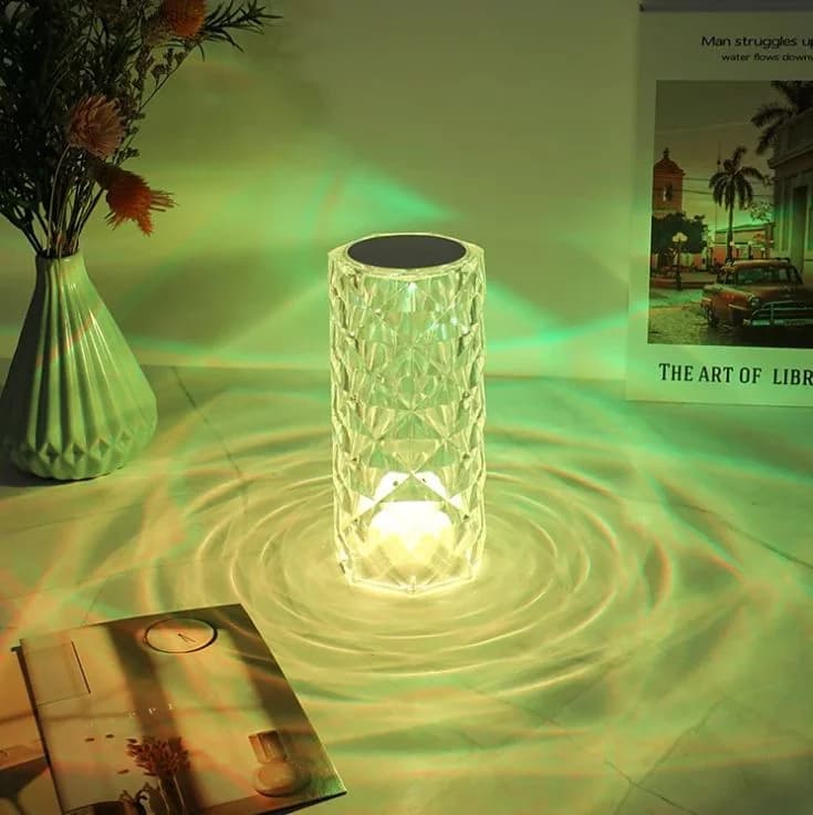 Home & Marker LED dotyková křišťálová lampa s 3 druhy barev - náhled 3