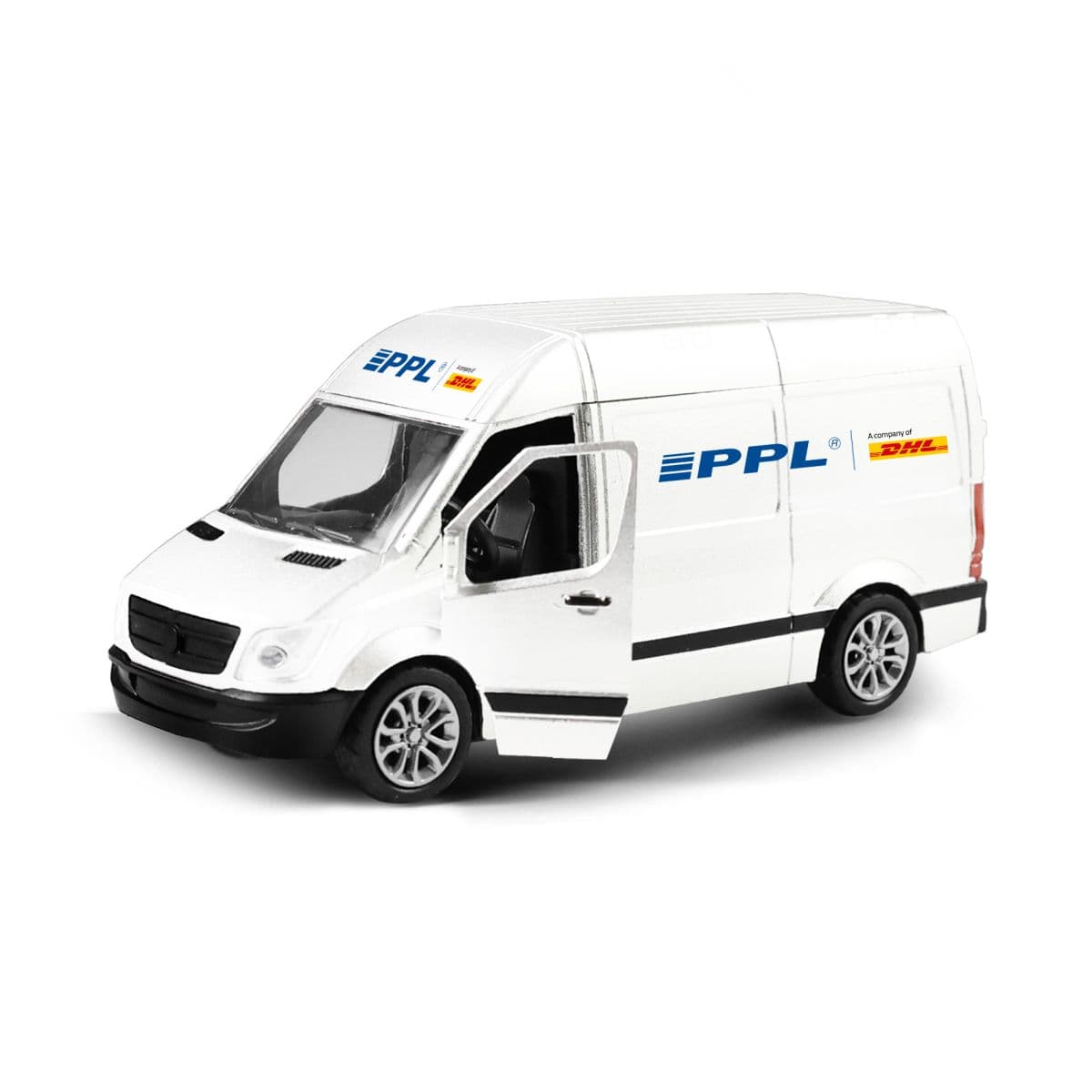 RAPPA Kovové autíčko PPL s otevíracími dveřmi - 14 cm - náhled 2