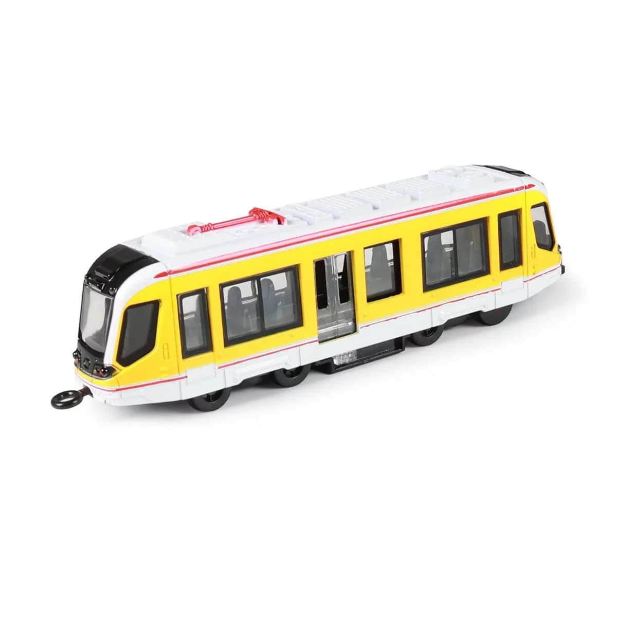 RAPPA Kovová tramvaj - žlutá, 20 cm - náhled 5
