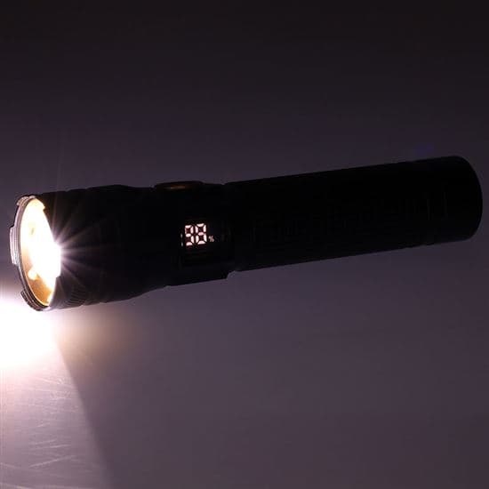 LED nabíjecí svítilna s displayem - 200lm - zoom - Li-Ion - Solight WN54 - náhled 4