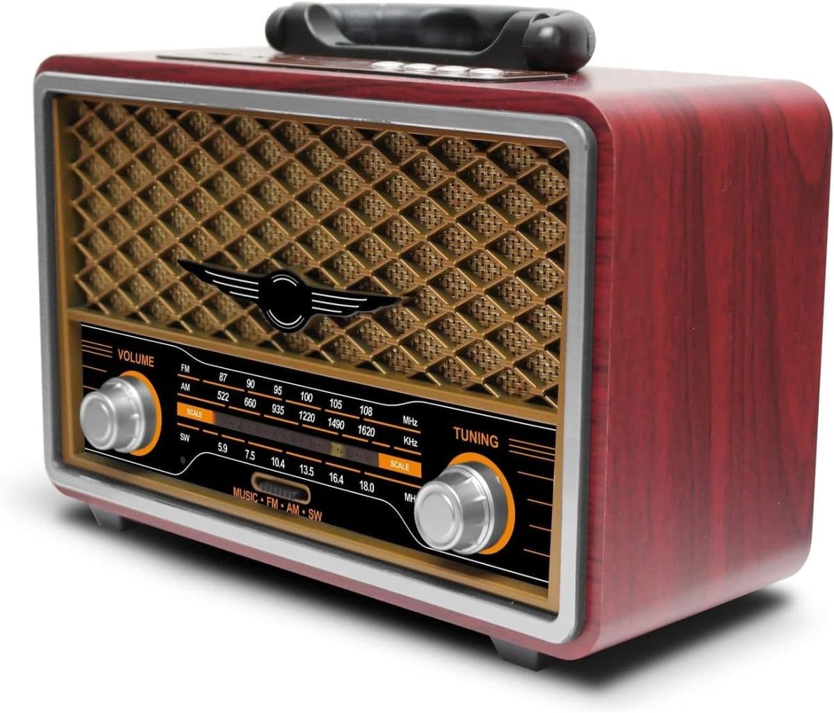 Bluetooth rádio v retro stylu - MEIER M-156BT - náhled 3