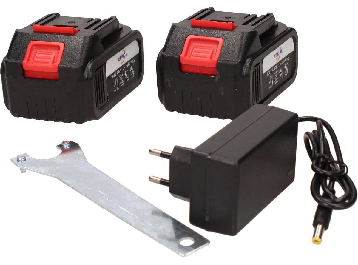 Aku flexa Nakida HTN-5660 - 125 mm - s bezuhlíkovým motorem + 2x 4000 mAh baterie + kufřík - náhled 5
