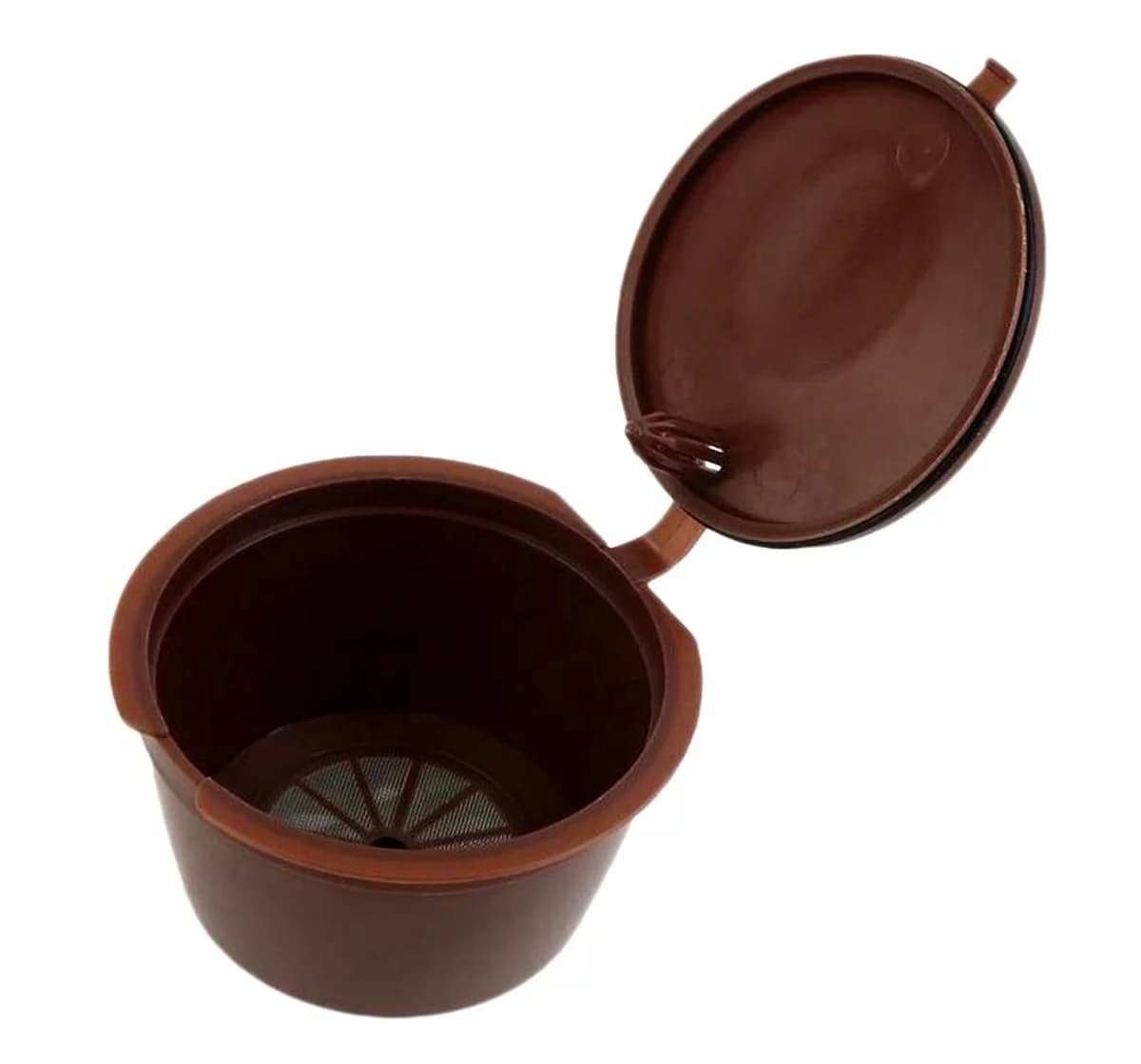 Zaparkorun Sada 5 opakovatelně použitelných kapslí pro přípravu kávy a čaje Dolce Gusto - hnědé - náhled 5