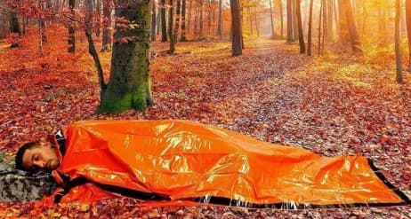 Zaparkorun Nouzový outdoorový spací pytel na kempování v přírodě - náhled 4