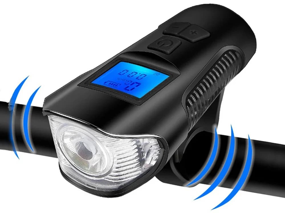VERK LED Světlo na Kolo 3v1 - Přední/Zadní - Tachometr - Zvonek - náhled 4