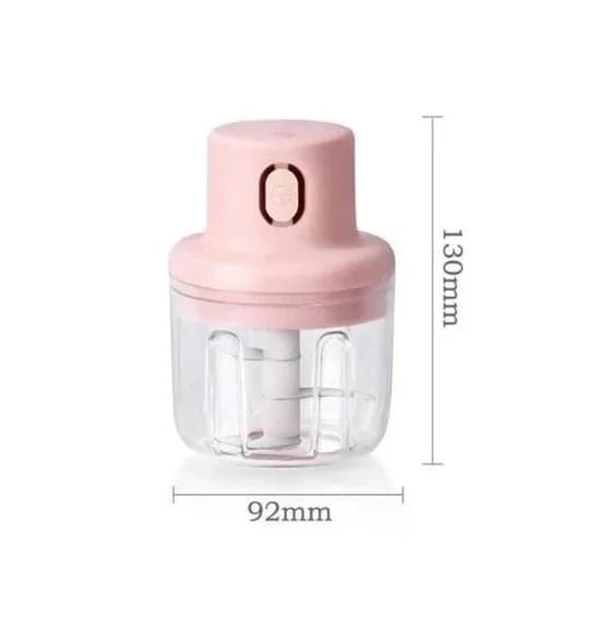 Akumulátorový elektrický sekáček KB010 250 ml - růžový - náhled 2