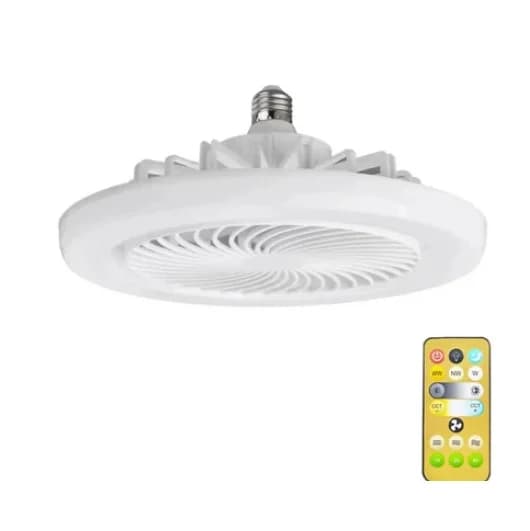 LED stropní svítidlo otočné o 360° s ventilátorem 2v1 - náhled 5