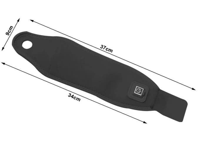 Vyhřívací ortéza na zápěstí s USB napájením a třemi nastavitelnými úrovněmi tepla - VERK - náhled 2