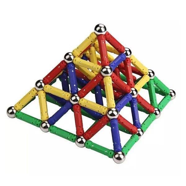 Zaparkorun Kreativní magnetická stavebnice - sada 103 dílů - náhled 4