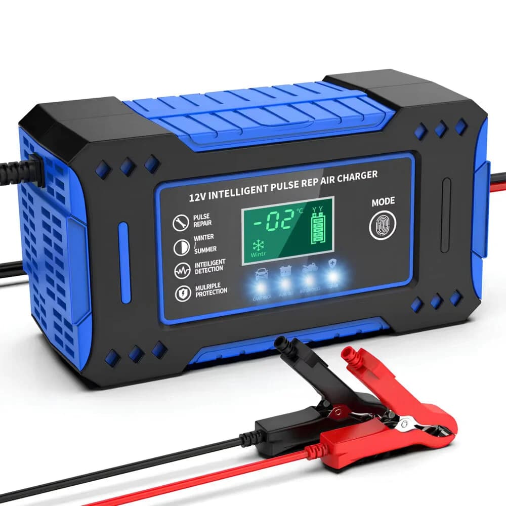 Profesionální autonabíječka FOXSUR FBC122408D s funkcí opravy - 8A 12V / 24V - náhled 4