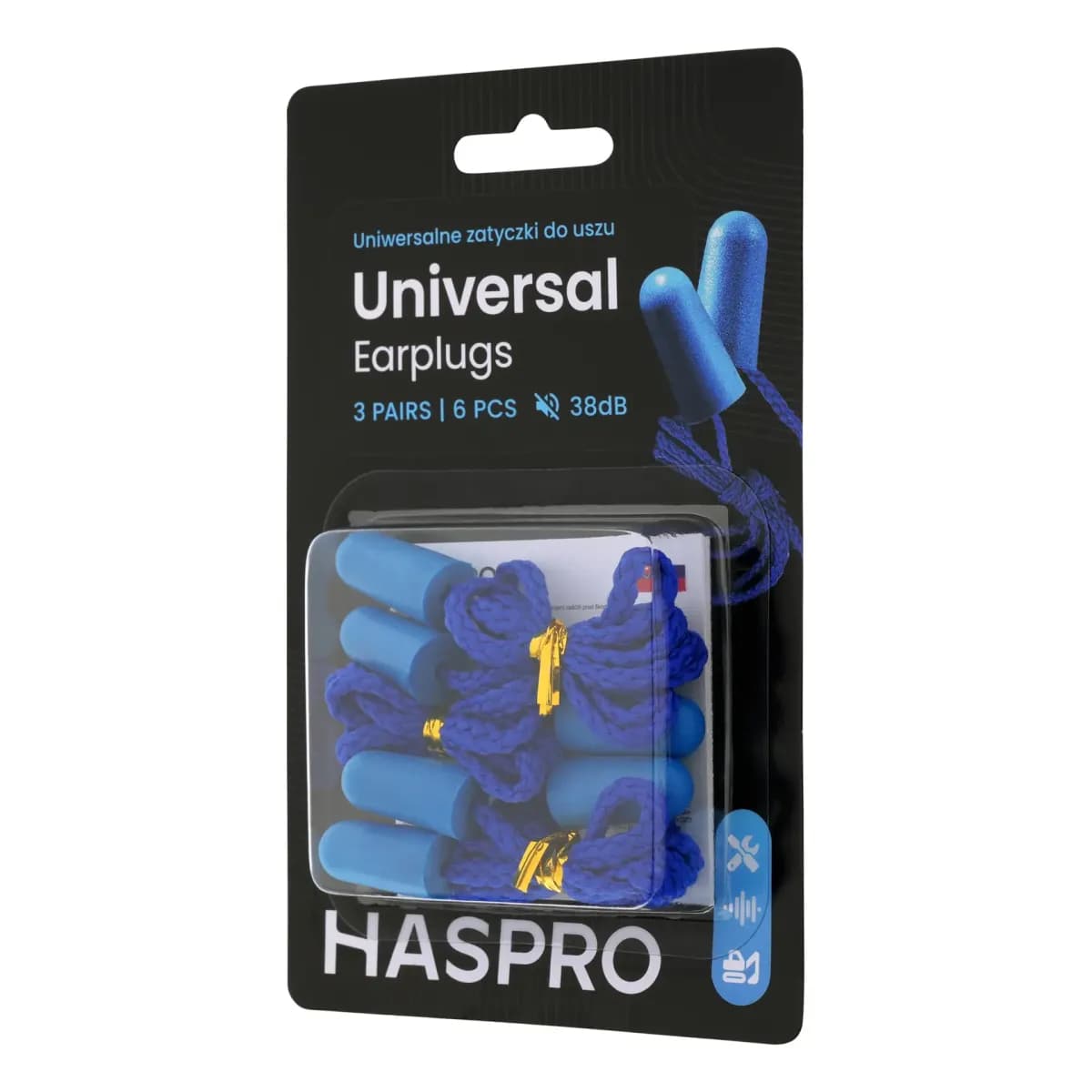 Hasbro Špunty do uší na spaní - HASPRO 3P-C - 3 páry - modré - náhled 4