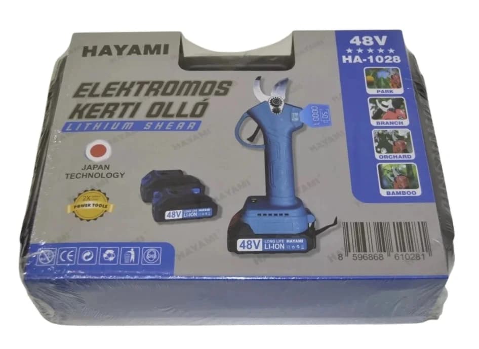 Aku zahradnické nůžky HAYAMI HA-1028 (21V / 28 mm) - náhled 3