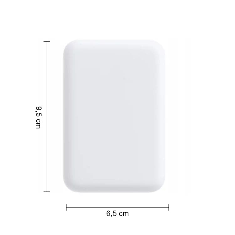 Bezdrátová powerbanka 5000 mAh - bílá - náhled 3