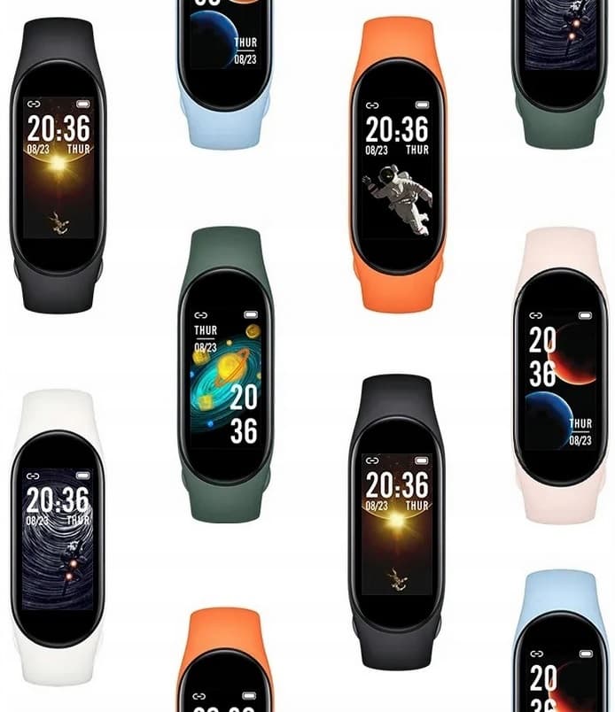 Chytrý náramek Smart Band 9 - červený - náhled 4