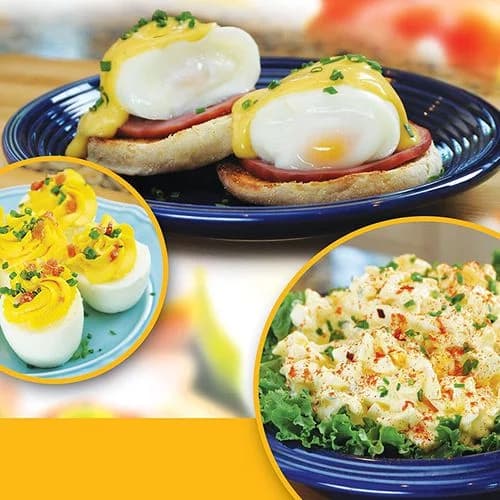 Zaparkorun Pohárky na vaření vajec - silikonové - sada 6 ks - náhled 4