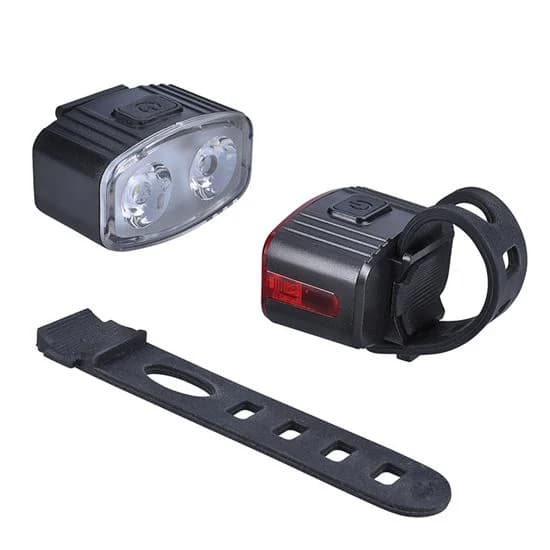 Set nabíjecích USB cyklistických světel - 160lm přední - zadní červená - Li-Ion baterie - Solight WN - náhled 4