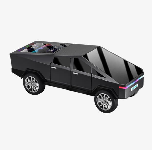 Bluetooth reproduktor ve tvaru auta Tesla Cyber Truck - OKOP KP-828 - náhled 3