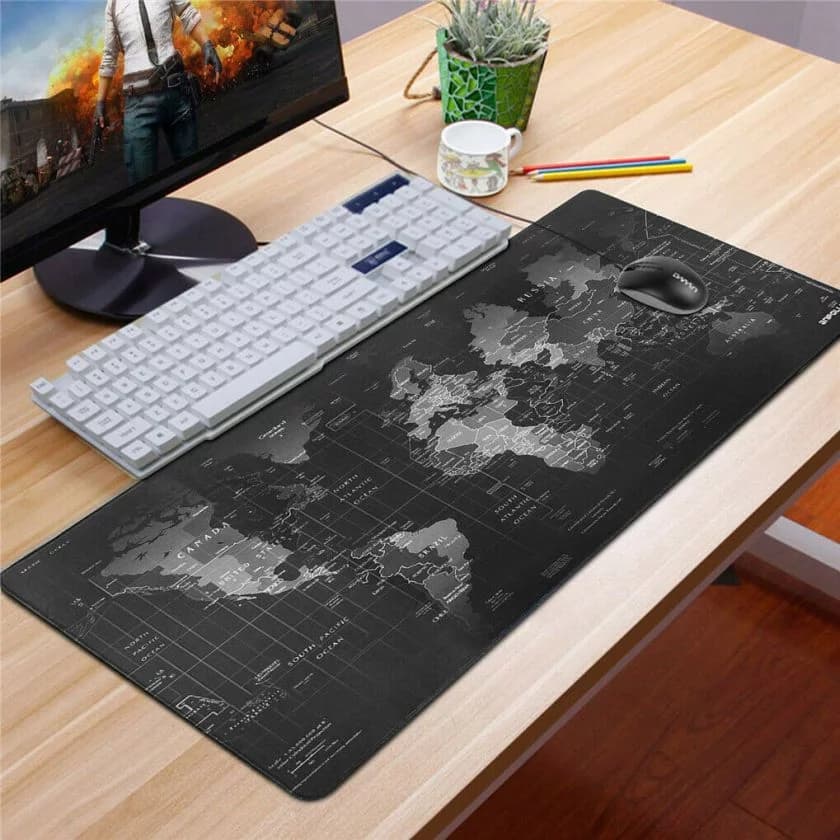 Zaparkorun Podložka na pracovní stůl - mapa světa - 40 x 90 cm - náhled 5