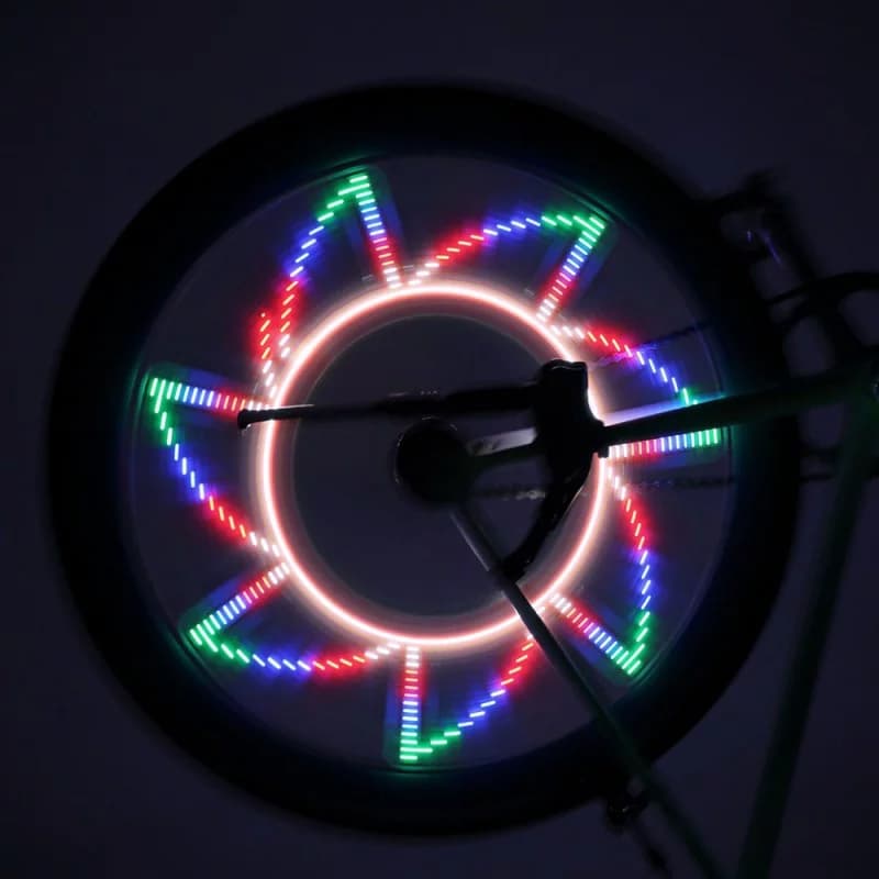 Světlo do výpletu jízdního kola LC-D016 - 32 LED - Wheelight - náhled 3