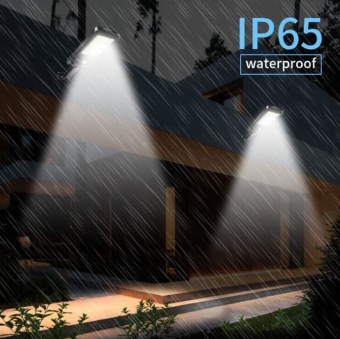 Solární zahradní LED lampa s pohybovým a soumrakovým senzorem - BK-120-B-6COB - náhled 5