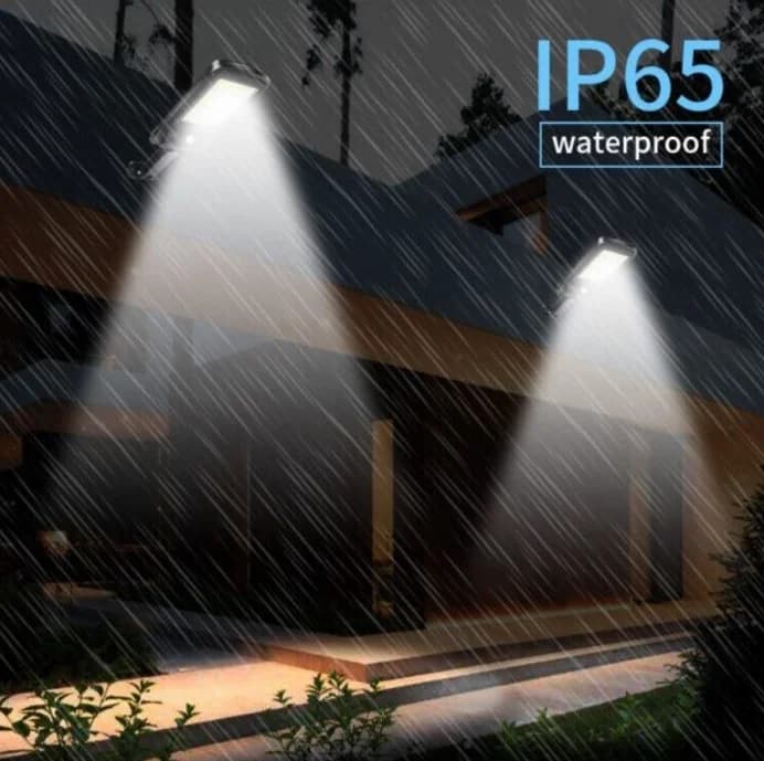 Solární zahradní LED lampa s pohybovým a soumrakovým senzorem - BK-120-B-6COB - náhled 5