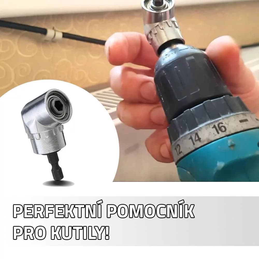Zaparkorun Rohový nástavec na vrtačku - náhled 2