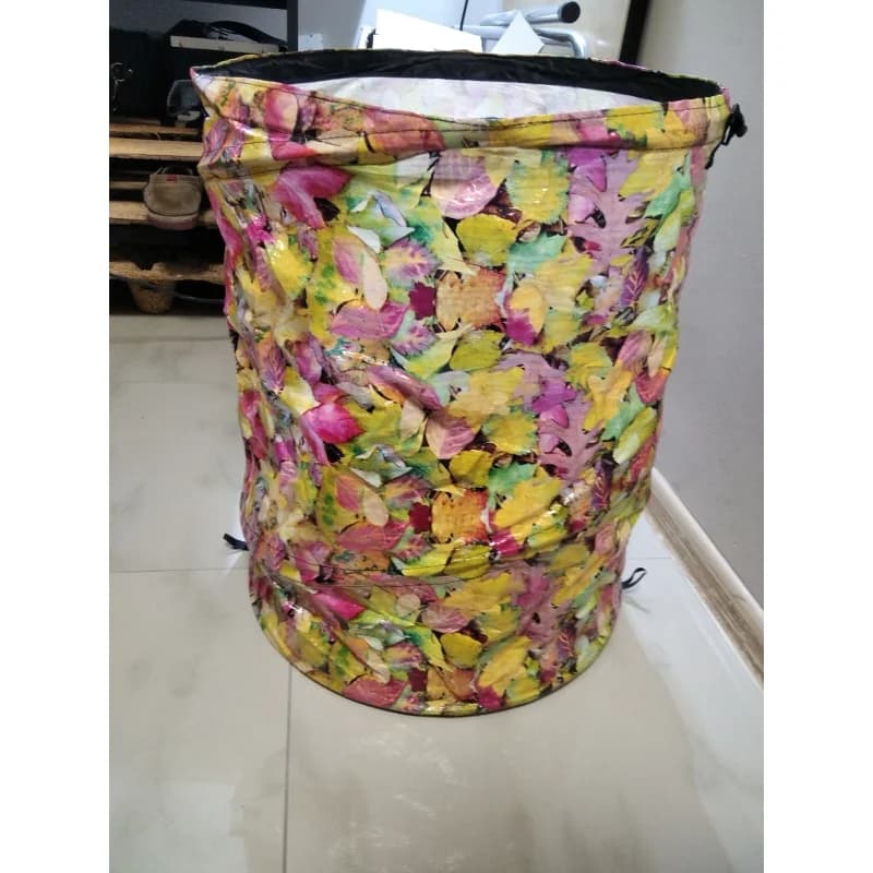 Skládací zahradní koš s motivem listí Beast 900175 - 90 litrů - 45 x 58 cm - náhled 2