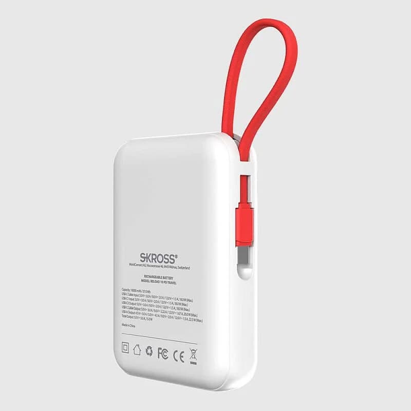 Powerbanka SKROSS DN56C-PD20 Reload 10 Travel, 20W PD, 10 000mAh, USB A+C - náhled 4