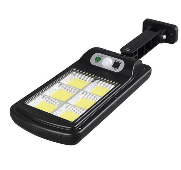 Solární zahradní LED lampa s pohybovým a soumrakovým senzorem - BK-120-B-6COB - náhled 2