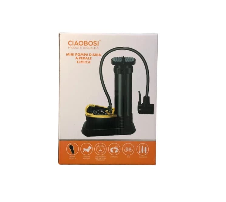 Kompaktní nožní pumpička CIAOBOSI ZX-01452 - 140PSI - náhled 5