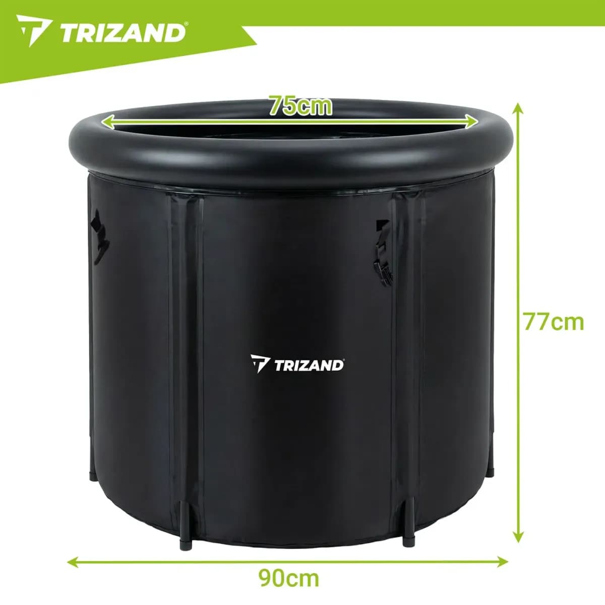 Zimní sud pro otužování a regeneraci ve studené vodě + příslušenství - Trizand - 320 l - náhled 4