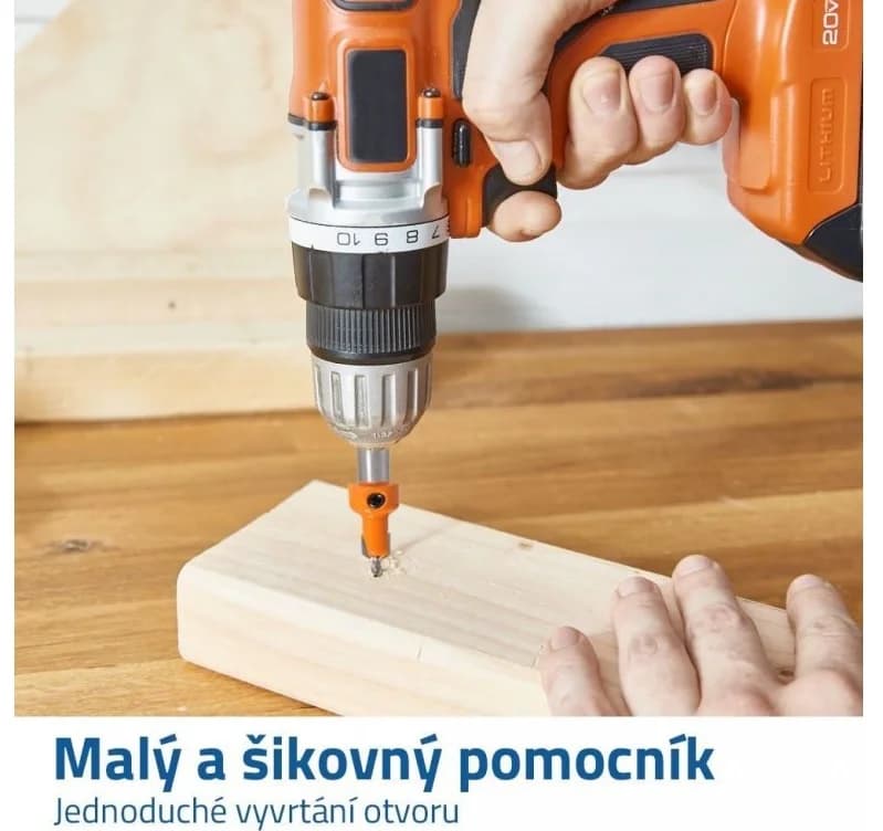 Záhlubníky do dřeva s vrtákem - sada 5 ks - náhled 3