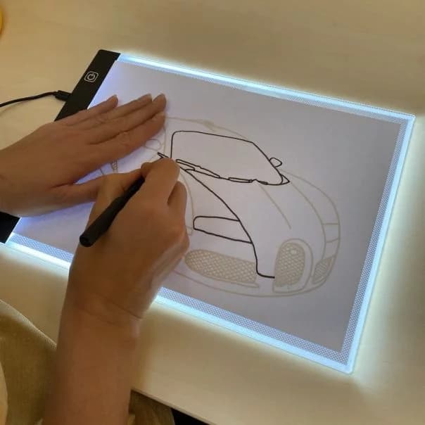 Zaparkorun Svítící LED deska na obkreslování - náhled 5