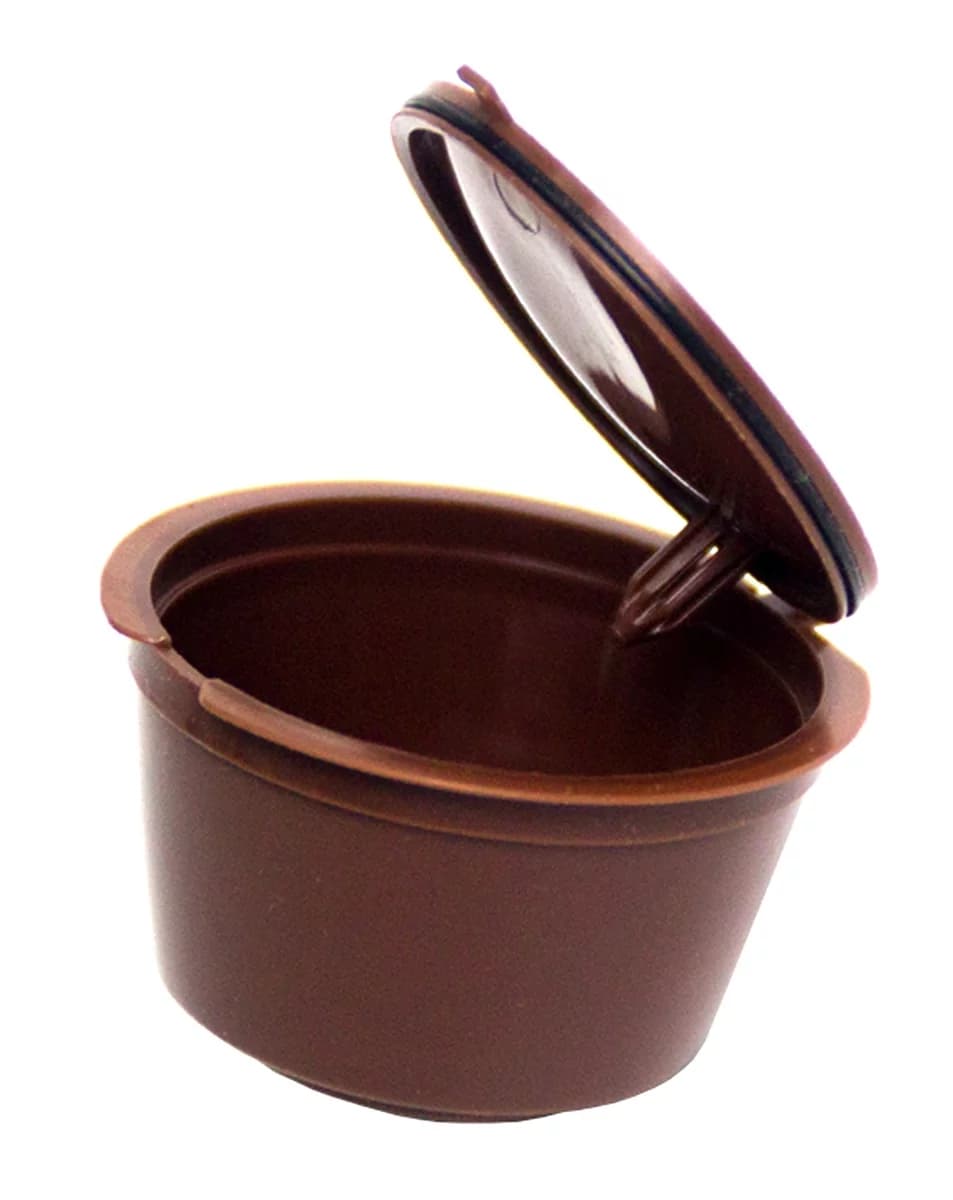 Zaparkorun Sada 5 opakovatelně použitelných kapslí pro přípravu kávy a čaje Dolce Gusto - hnědé - náhled 2