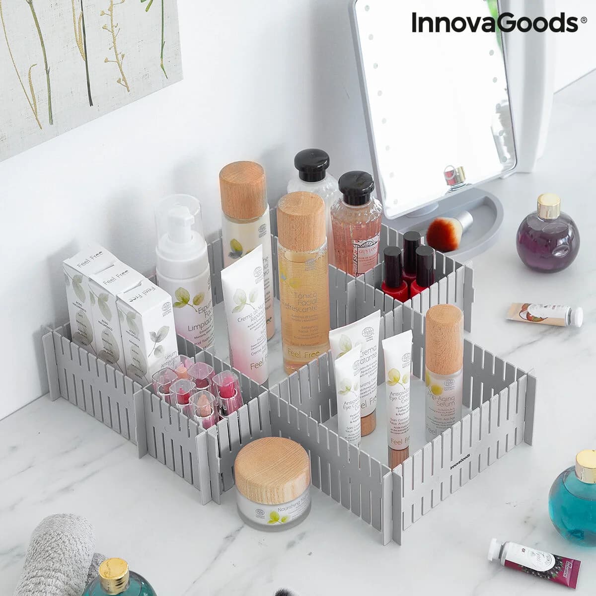 Nastavitelný organizér do zásuvek Condor InnovaGoods 16 kusů - náhled 2