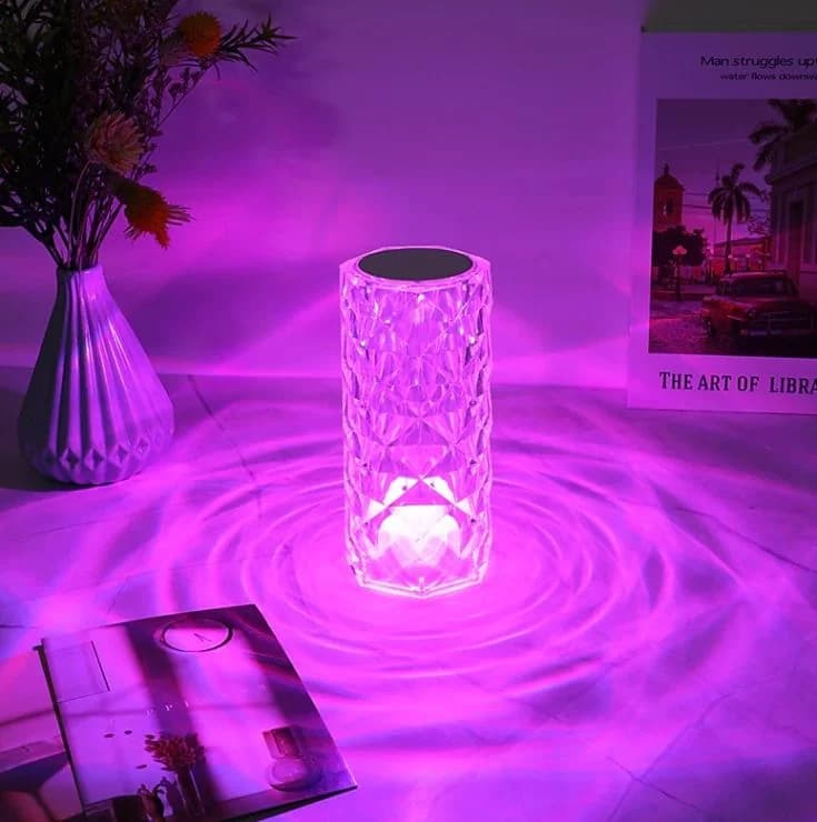 Home & Marker LED dotyková křišťálová lampa s 3 druhy barev - náhled 4