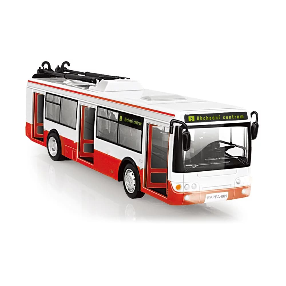 RAPPA Trolejbus s hlášením českých zastávek - 28 cm - Rappa - náhled 5