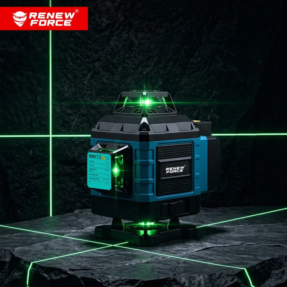 RENEW FORCE Laserový nivelační přístroj se stativem - Renew Force 4D