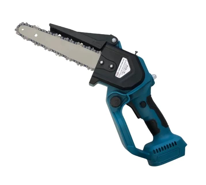 Akumulátorová 8" ruční mini pilka NAKIDA HT-6602-2 s olejovým mazáním + 2x baterie + 2x řetěz + kufr