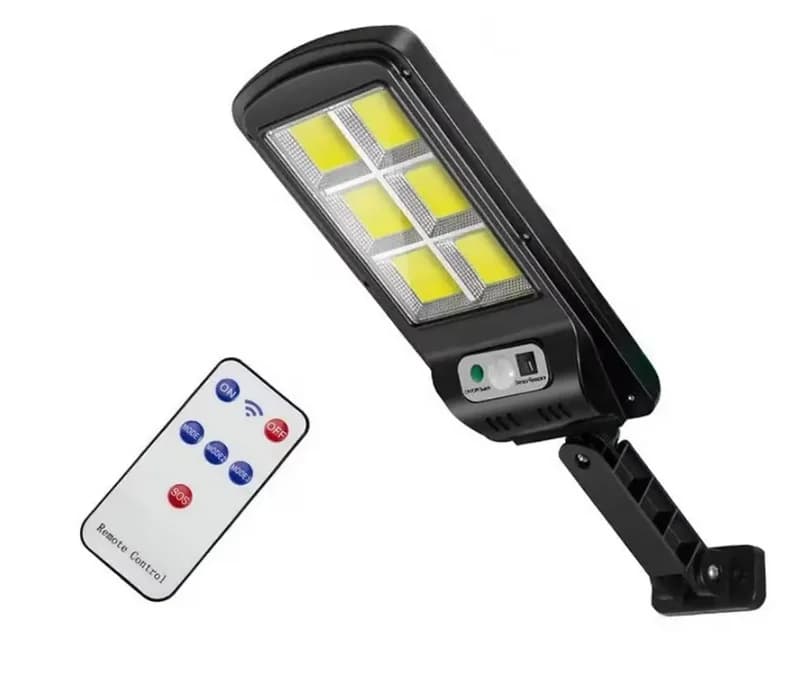 Solární zahradní LED lampa s pohybovým a soumrakovým senzorem - BK-120-B-6COB
