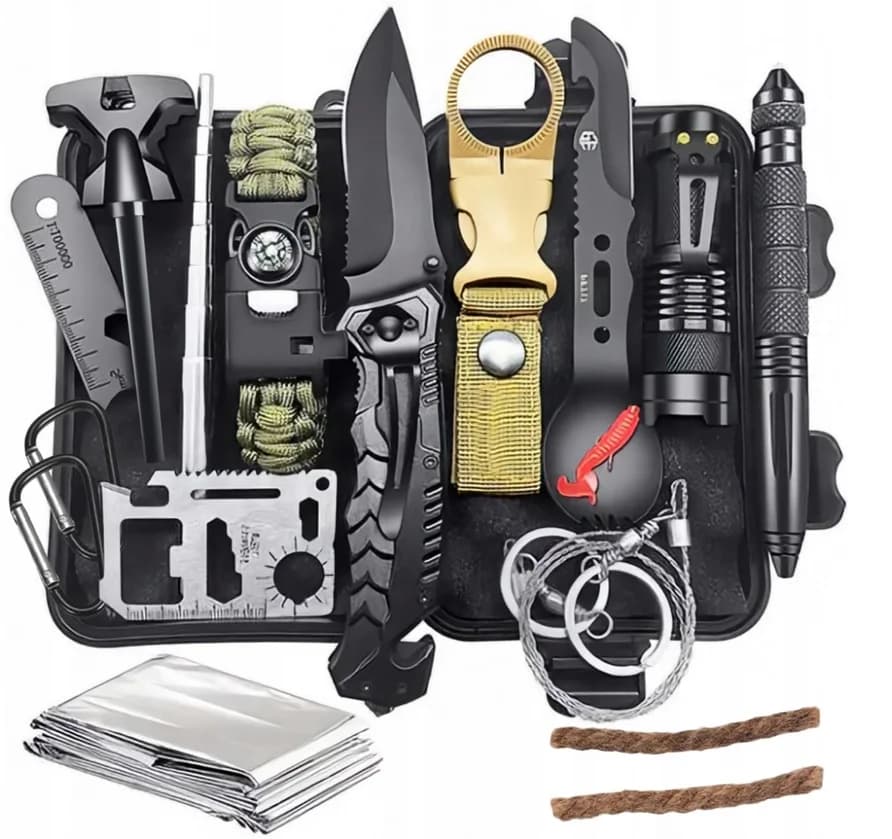 RENEW FORCE Krabička poslední záchrany SRV-62-NEW - KPZ - Survival Set 19 v 1